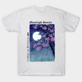 Moonlight Sonata - White T-Shirt